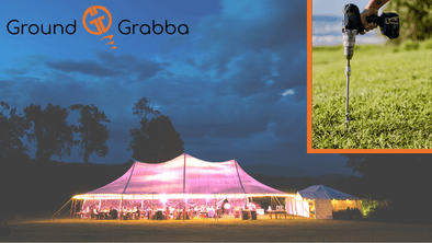 Weddings parties and more with GroundGrabba ground anchors