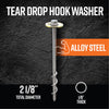 GroundGrabba Tear Drop HookWasher 6 and 12 Pack